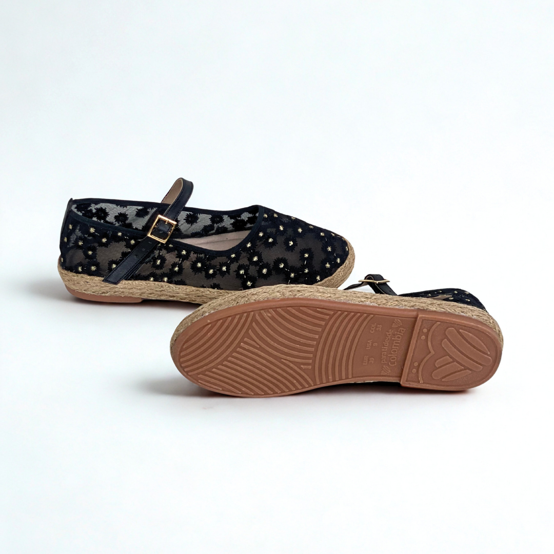 Ballerina  malla NEGRO