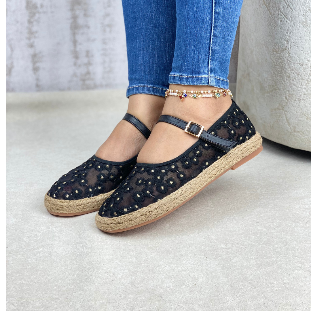 Ballerina  malla NEGRO